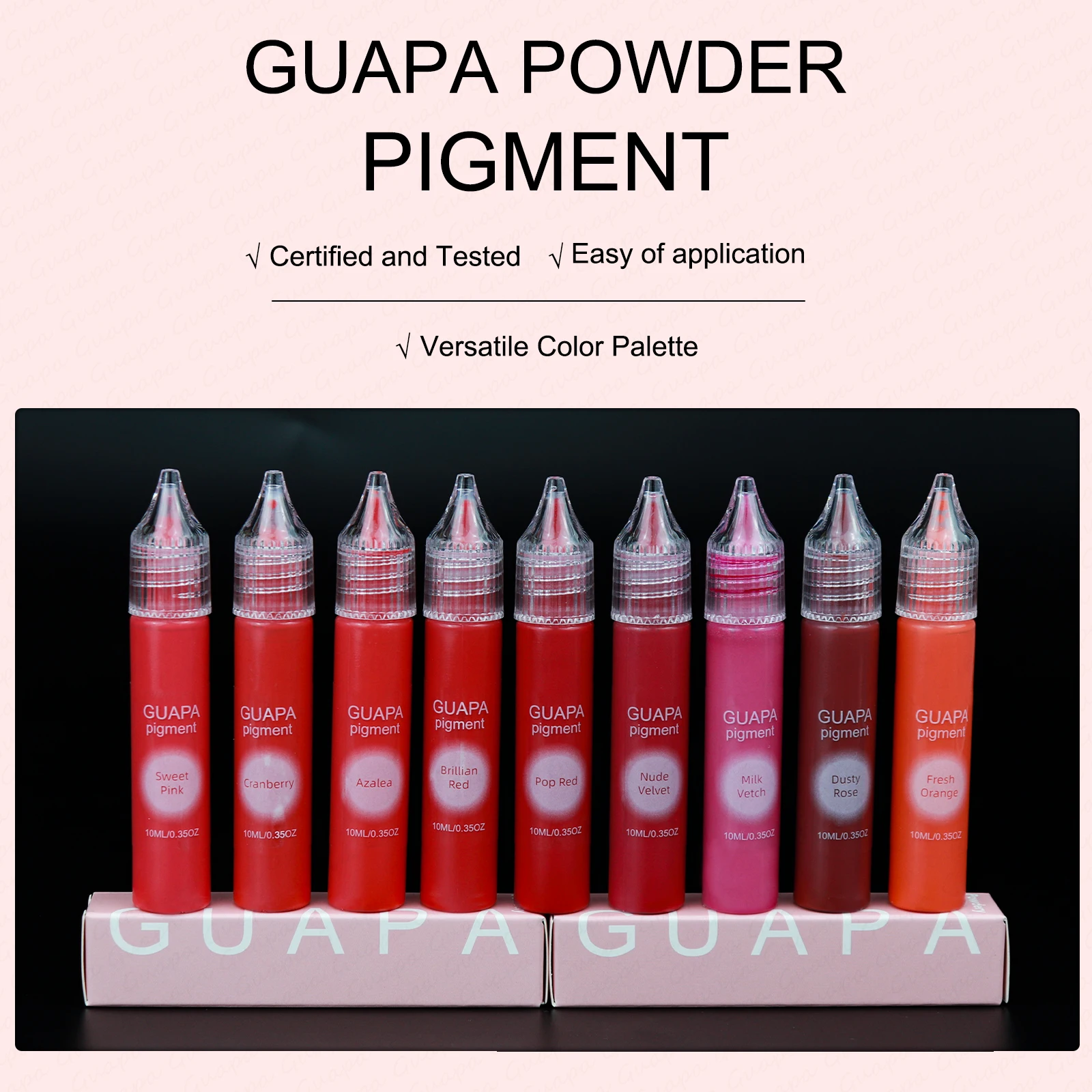 10ML PMU Tattoo Ink for Eyebrow & Lip | Semi Permanent Makeup Pigment | Microblading Liquid Powder Ink