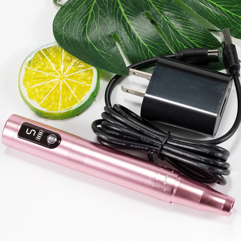 Wireless PMU Machine Tattoo Pen Kit Professional Microshading Machine Supplies Device for Permanent Makeup Shading Lips Eyebrow