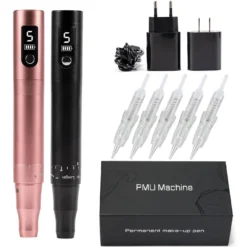 Wireless PMU Machine Tattoo Pen Kit Professional Microshading Machine Supplies Device for Permanent Makeup Shading Lips Eyebrow