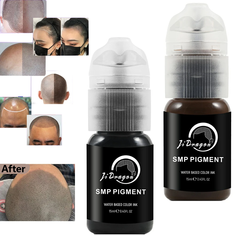 15ml SMP Tattoo Pigment Ink Set Color Permanent Makeup Microblading Supplies Professional Scalp Liquid Shading Micropigmentation