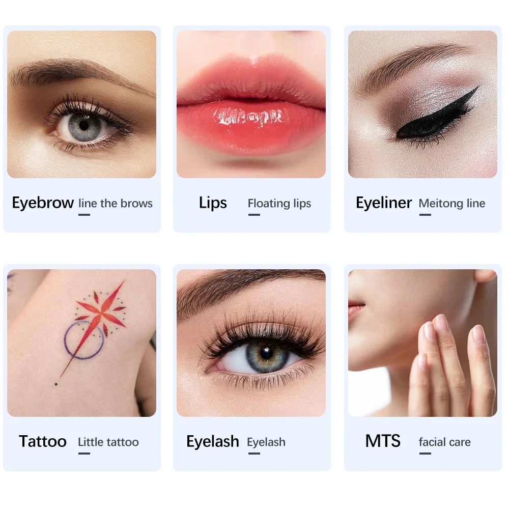 Wireless PMU Machine Permanent Makeup Kits, Tattoo Pen For Lip/Eyeliner / Eyebrows Microshading Microblading Tattoo Kits