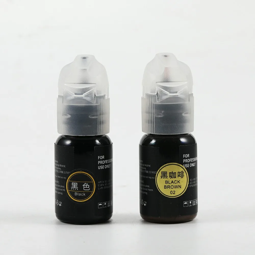 15ml SMP Tattoo Pigment Ink Set Color Permanent Makeup Microblading Supplies Professional Scalp Liquid Shading Micropigmentation