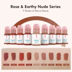 15ML Luxe PMU Pigment Europe's Best-selling 9 Colors Lip Tattoo Ink For Semi Permanent Makeup Nano Lips Microblading Pigment