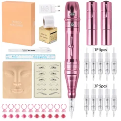 Wireless PMU Machine Permanent Makeup Kits, Tattoo Pen For Lip/Eyeliner / Eyebrows Microshading Microblading Tattoo Kits