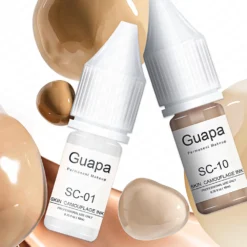Guapa 10ml Permanent Makeup Ink Stretch Mark Camouflage Pigments Skin Tone Scar Camouflage Tattoo Ink for Restore Skin Tone